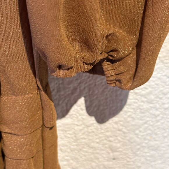 Rustty Dustty Dress Women's XL Burnt Orange Cottagecore Western Boho NWT - Picture 4 of 15